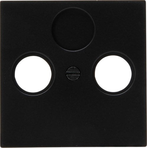 Kopp hk07 pure mattschwarze Abdeckplatte für Koax – 4624540