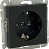 Kopp hk07 pure mattschwarze Einbausteckdose RA - 4624600