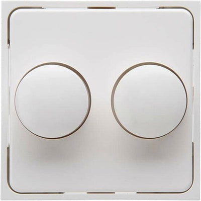 Kopp hk07 weiße Abdeckplatte + Tasten-Duo-Dimmer – 4622035