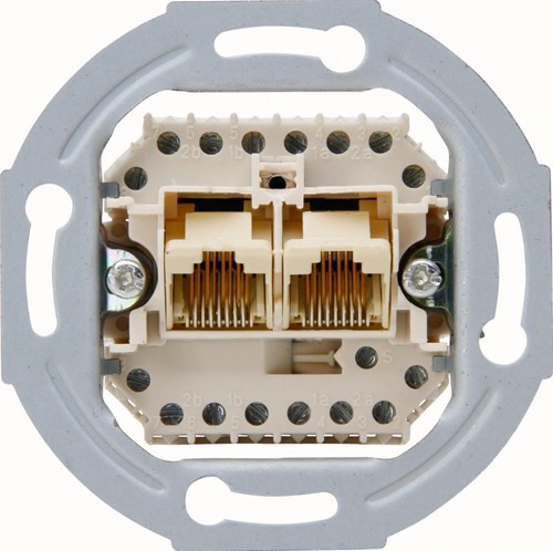 Kopp Einbaugerät UTP Cat5 RJ45 2-Wege - 4620311