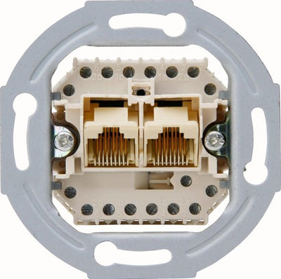 Kopp Einbaugerät UTP Cat5 RJ45 2-Wege - 4620311
