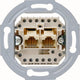 Kopp Einbaugerät UTP Cat5 RJ45 2-Wege - 4620311