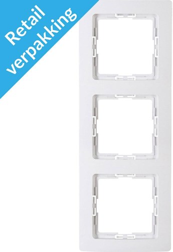 Kopp Paris Arctic White 3-fach Abdeckrahmen – 4625150