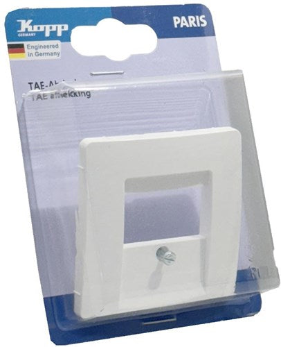 Kopp Paris arktische weiße Abdeckplatte USB – 4625070