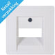 Kopp Paris Arctic White Abdeckplatte UTP Double – 4625060