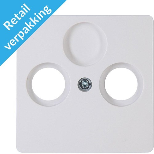 Kopp Paris Arctic White Abdeckplatte für Koax – 4625040