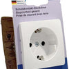 Kopp Paris Arctic White Einbausteckdose RA + Kindersicherung - 4625100