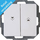 Kopp Paris Arctic White Jalousienschalter + Wippe – 4625080