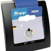 Kopp Paris Mattschwarz 1-fach Abdeckrahmen - 4625330