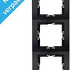 Kopp Paris Mattschwarz 3-fach Abdeckrahmen - 4625350