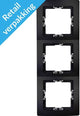 Kopp Paris Mattschwarz 3-fach Abdeckrahmen - 4625350