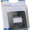 Kopp Paris mattschwarze Abdeckplatte USB – 4625270