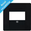 Kopp Paris mattschwarze Abdeckplatte USB – 4625270