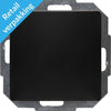 Kopp Paris mattschwarzer Kreuzschalter + Wippe – 4625204
