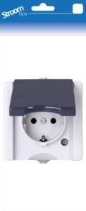 Enzo Kopp SWD Aufputzsteckdose RA Single - 6628100