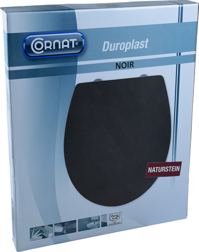Cornat WC-Sitz Duroplast SC Stein zw - ksdsc240
