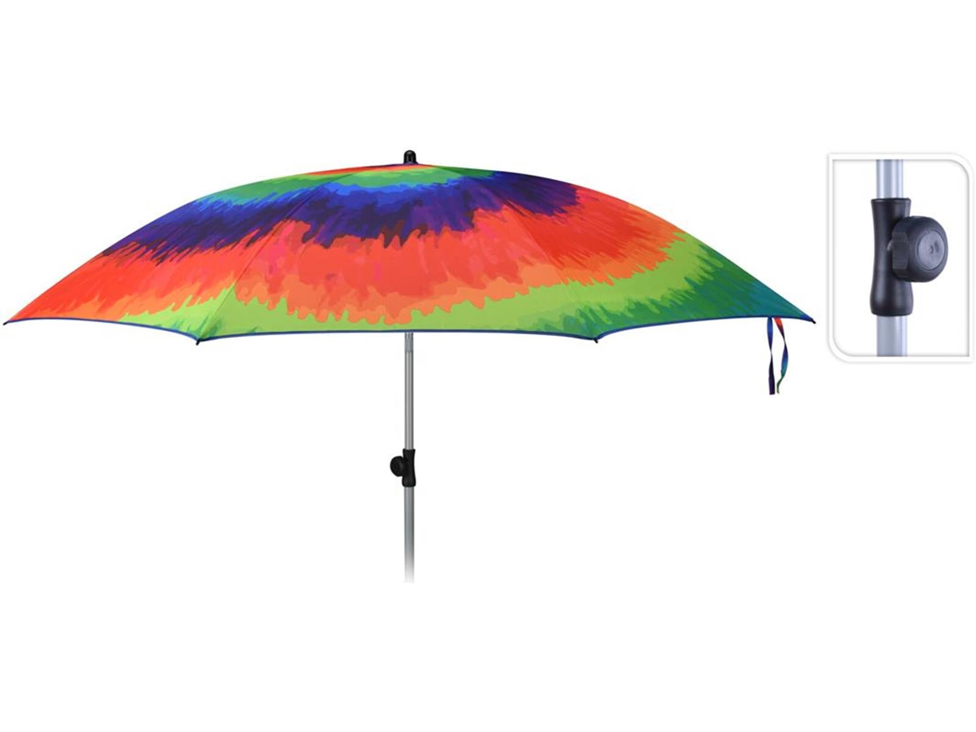Pro Garten-Strandschirm ø200cm mehrfarbig