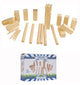 Kubb-Spiel groß Holz 21-teilig