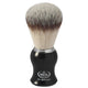 Omega Rasierpinsel Hi-Brush Kunsthaar mit Dachshaareffekt, schwarzer Griff, 11 cm