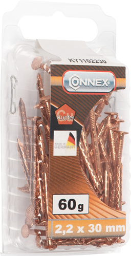 Connex Bootsnagel 2,2x30 60g cu - ky1102230