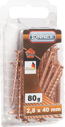 Connex Bootsnagel 2,8x40 80g cu - ky1102840