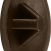 Connex Abdeckkappe PZ D12 PVC 50 Stück BR - KY3180031