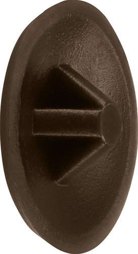Connex Abdeckkappe PZ D12 PVC 50 Stück BR - KY3180031
