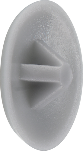 Connex Abdeckkappe PZ D12 PVC 50 Stück GR - KY3180035