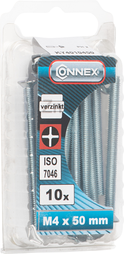 Connex Metallschraube VZ-K M4x50 10 Stück VZ - KY4010450