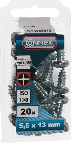 Connex Blechschraube Pank 5,5x13 20 Stück VZ - KY4065513