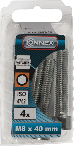 Connex Innensechskantschraube CY M8x40 4 Stück VZ - KY4120840