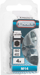 Connex Sechskantmutter M14 4 Stück VZ - KY4220014 - afbeelding 2