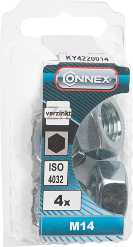Connex Sechskantmutter M14 4 Stück VZ - KY4220014