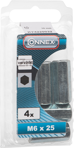 Connex-Verbindungsmutter (6k) M6x25 4 Stück VZ - KY4220032