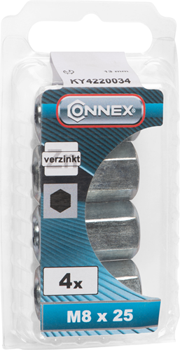 Connex-Verbindungsmutter (6k) M8x25 4 Stück VZ - KY4220034