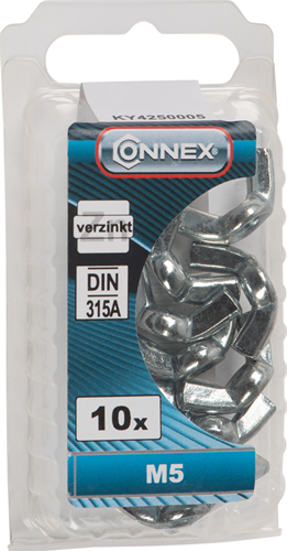 Connex Flügelmutter M5 10 Stück VZ - KY4250005