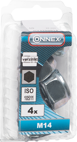 Connex-Sicherungsmutter mit Nylonring M14 4 Stück VZ - KY4260014 - afbeelding 2