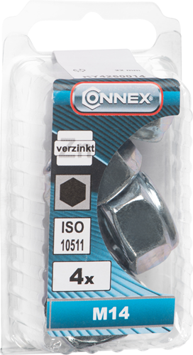 Connex-Sicherungsmutter mit Nylonring M14 4 Stück VZ - KY4260014