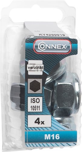 Connex-Sicherungsmutter mit Nylonring M16 4 Stück VZ - KY4260016