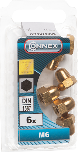 Connex-Überwurfmutter M6 6 Stück MS - KY4270006
