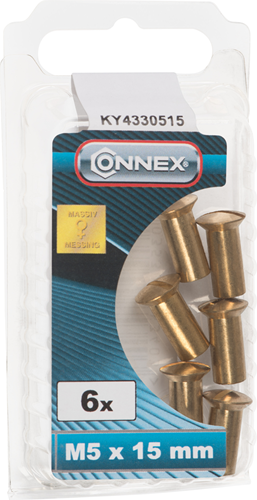 Connex-Hülsenmutter M5x15 6 Stück MS - KY4330515