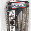 Connex Holzgewindebolzen (6k) 6x50 6 Stück A2 - ky4526050
