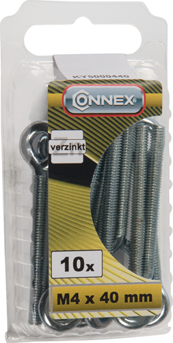 Connex Ringschraube M4x40 10 Stück VZ - KY5000440