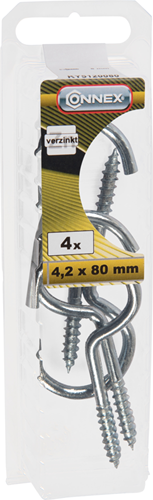 Connex-Hakenschraube 4,2x80 * 4 Stück vz - ky5120080
