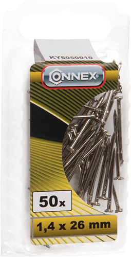 Connex Ersatznagel-Wandhaken 1+3 50 Stück NI - KY6050010
