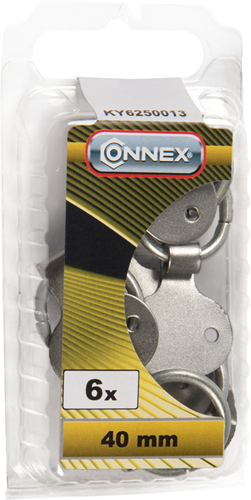 Connex D-Ring faltbar 6 Stück ni - ky6250013