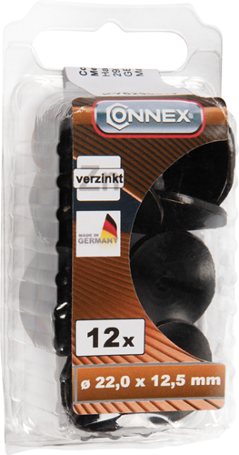 Connex Ziernägel 22 mm gehämmert 12 Stück schwarz – ky6290017