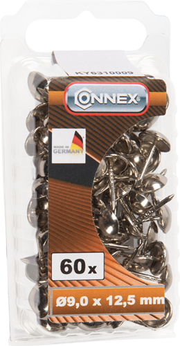 Connex Ziernägel 9,0 mm vernickelt 60 Stück ni - ky6310009