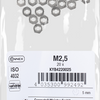 Connex Sechskantmutter M2,5 20 Stück VZ 934 - kyb4220025