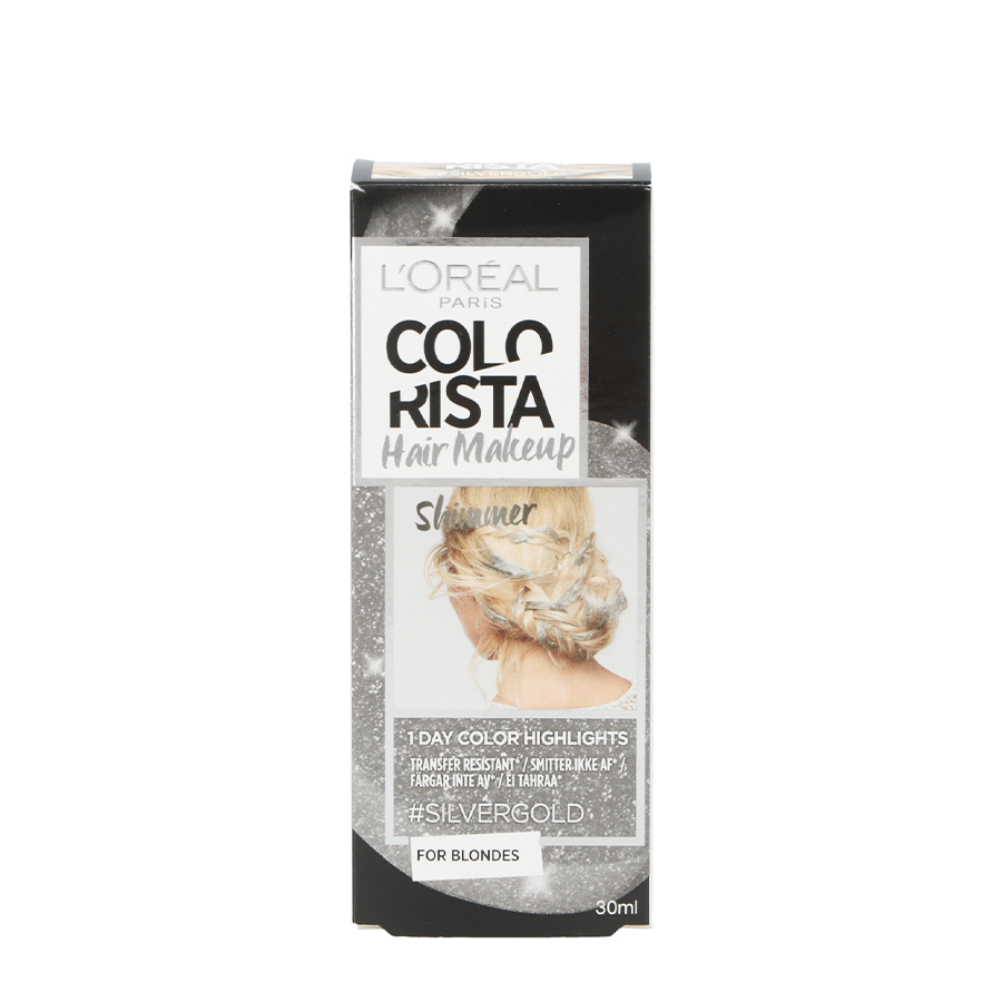 L'oreal Haar-Make-up Colorista 1-Tages-Silber-Gold 30 ml